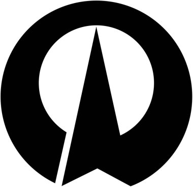 Asahi köyünün arması. Japonya