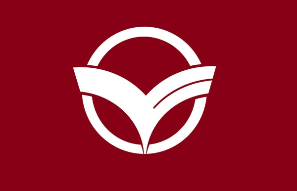 Flaga Wioski Nishikawa Japonia — Zdjęcie stockowe