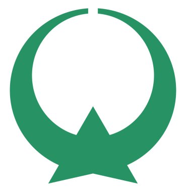 Otawara şehrinin arması. Japonya