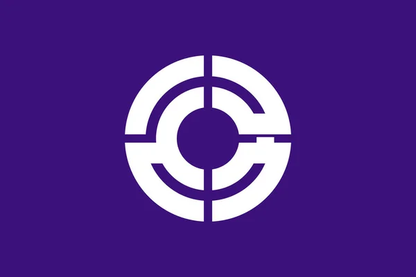 Bandiera Della Città Konosu Prefettura Saitama Giappone — Foto Stock