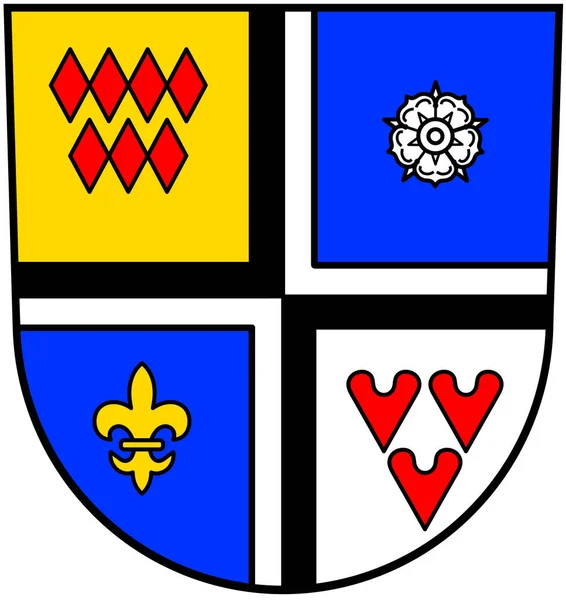 Kaltenborni Közösség Címerét Németország — Stock Fotó