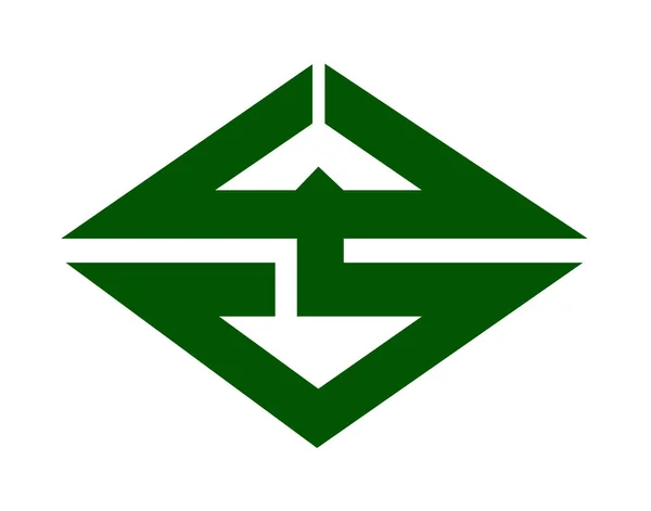 Герб Села Чосі Префектура Чіба Японія — стокове фото