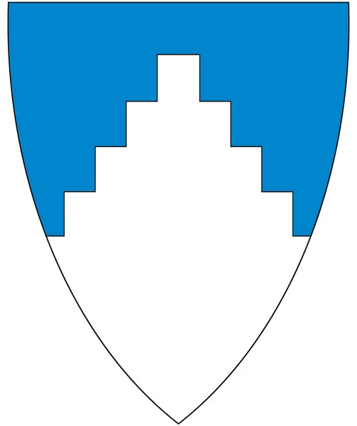 Escudo Armas Fhlke Akershus Países Bajos —  Fotos de Stock