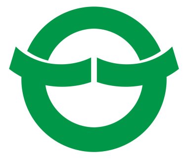 Hinode köyünün silah ceketi. Tokyo Bölgesi. Japonya