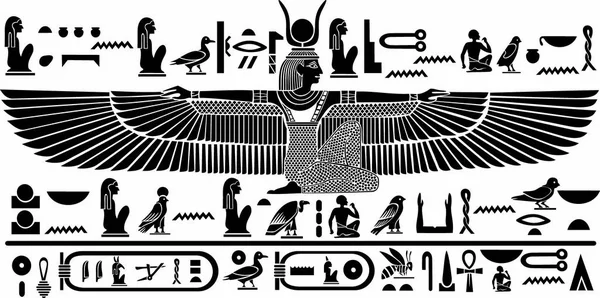A antiga deusa egípcia "ISIS " — Fotografia de Stock