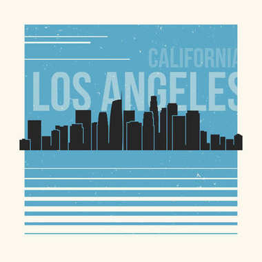 Los Angeles grafik, t-shirt tasarım, tişört baskı, tipografi, embl
