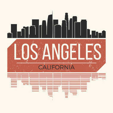 Los Angeles grafik, t-shirt tasarım, tişört baskı, tipografi, embl