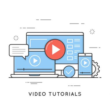 Video eğitimlerini, çevrimiçi eğitim ve öğrenme, webinar, mesafe
