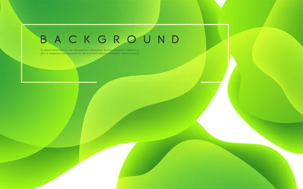 Kleurrijke abstracte minimalistische vectorachtergrond met gloeiende vloeistofvormen — Stockvector