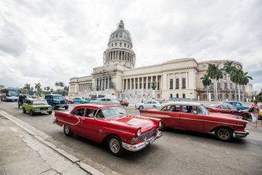 Havana'da Retro otomobil
