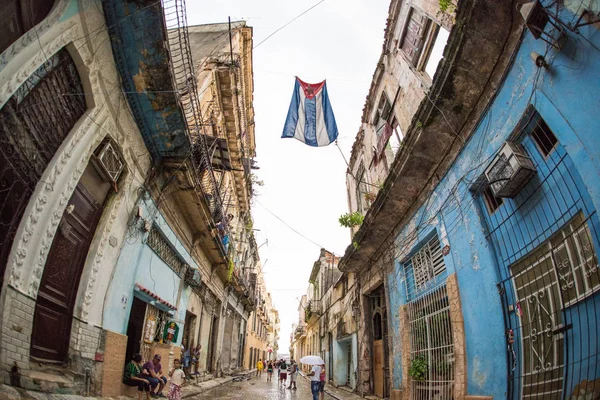 Straße des alten Havanna — Stockfoto
