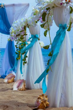 Beach düğün süslemeleri