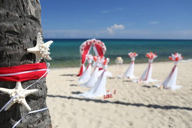 Beach düğün süslemeleri