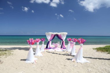 Beach düğün süslemeleri