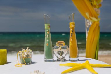 Beach düğün süslemeleri