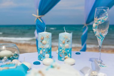 Beach düğün süslemeleri