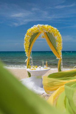 Beach düğün süslemeleri