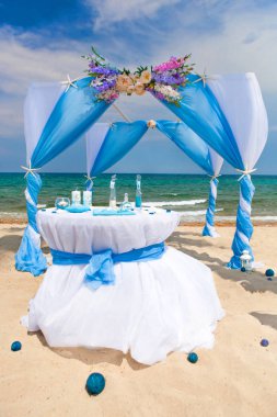 Beach düğün süslemeleri