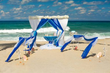 Beach düğün süslemeleri