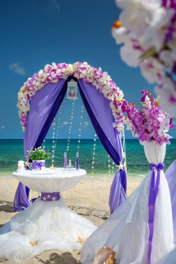 Beach düğün süslemeleri