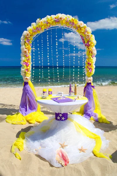Beach düğün süslemeleri
