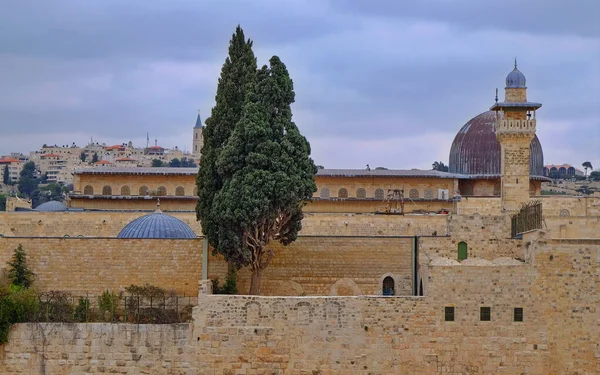 Jerozolima Jest Centrum Życia Religijnego Kulturalnego Izraela Miasto Trzech Religii — Zdjęcie stockowe