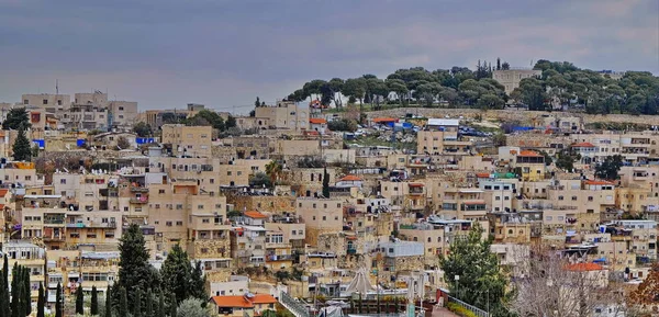 Єрусалим Центром Релігійного Культурного Життя Ізраїлю Місто Трьох Релігій Видатних — стокове фото