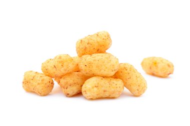 Fıstık puffs izole