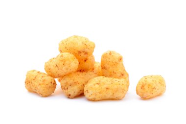  Fıstık puffs izole