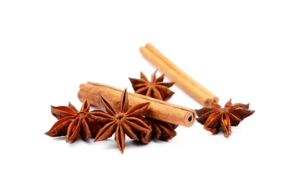 Fragrant anise and cinnamon — Stock Photo, Image