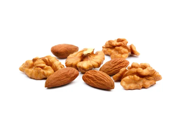 Almendras y nueces — Foto de Stock