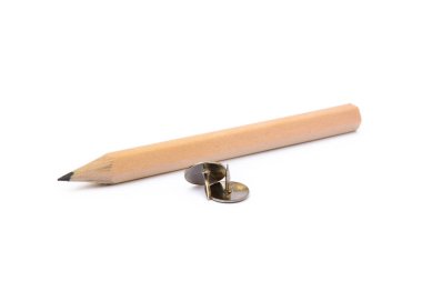 beyaz zemin üzerinde izole Kırtasiye