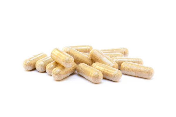 Natural medicine capsules — Stock Photo, Image