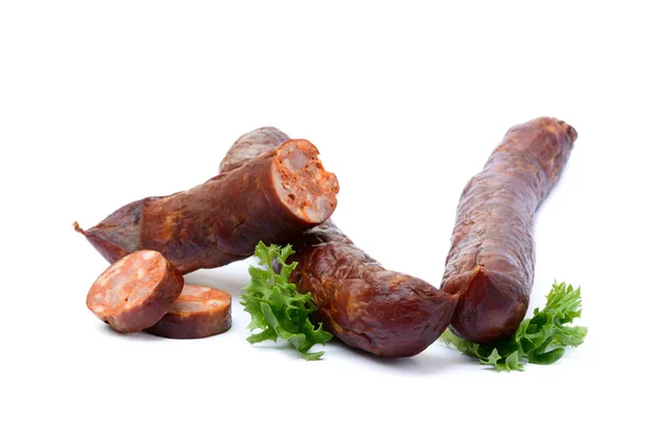 Savoureux saucisse fumée de haute qualité — Photo