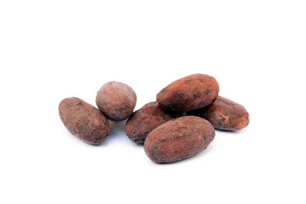 Palone ziarna kakaowego — Zdjęcie stockowe