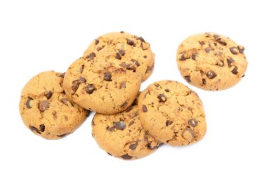 Çikolata ile lezzetli bisküviler