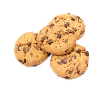 Çikolata ile lezzetli bisküviler