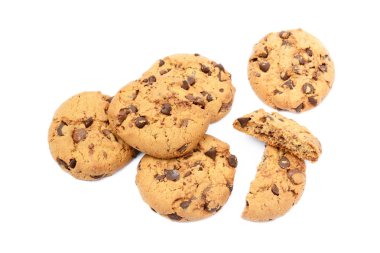 Çikolata ile lezzetli bisküviler