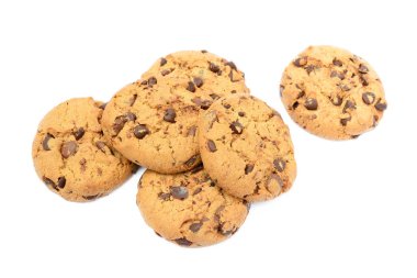 Çikolata ile lezzetli bisküviler