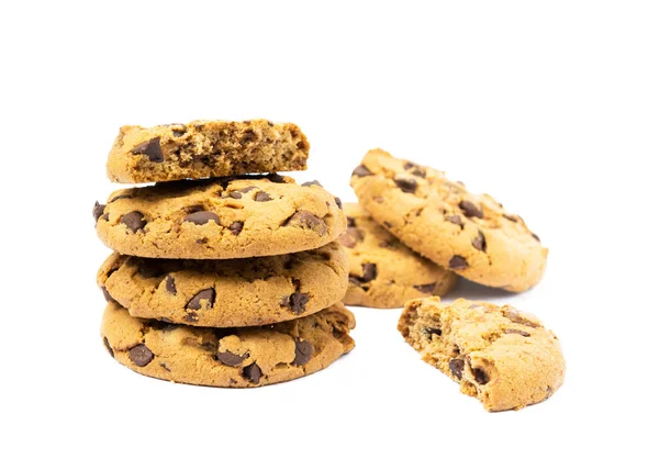 Biscotti saporiti con cioccolato — Foto Stock