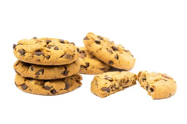 Çikolata ile lezzetli bisküviler