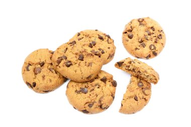 Çikolata ile lezzetli bisküviler