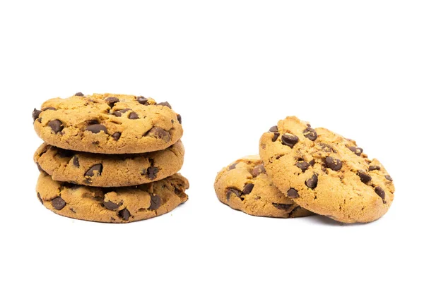 Biscoitos com pedaços de chocolate — Fotografia de Stock