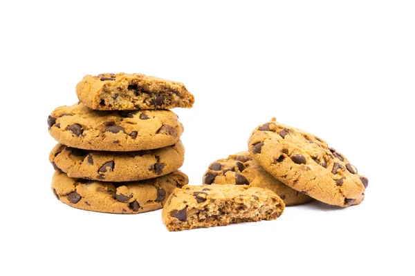 Cookies with chocolate pieces — Stock Photo, Image