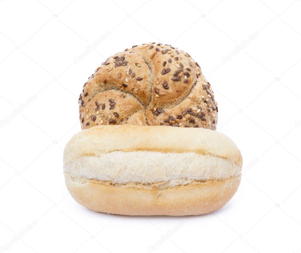 French bun isolated