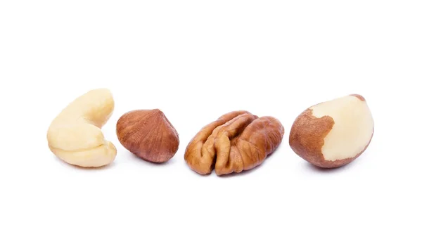 Blandade färska nötter — Stockfoto