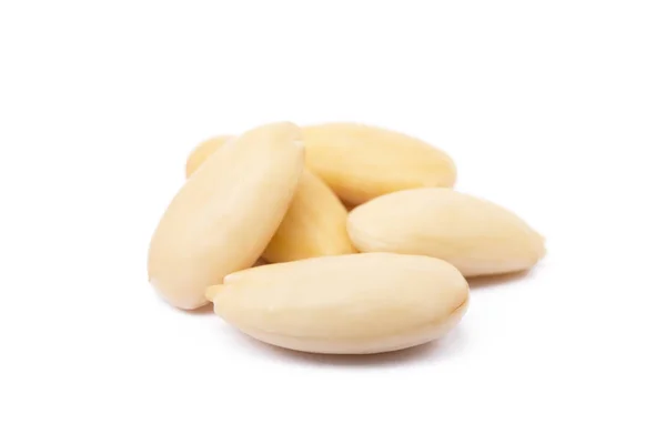Healty Almond Isolated White Background — Stock Photo, Image