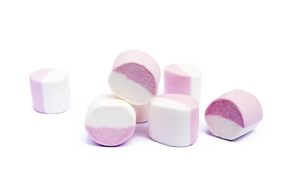 Marshmallow Sweet Isolated White Background — Stock Photo, Image
