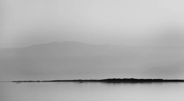 Dead sea siyah ve beyaz — Stok fotoğraf