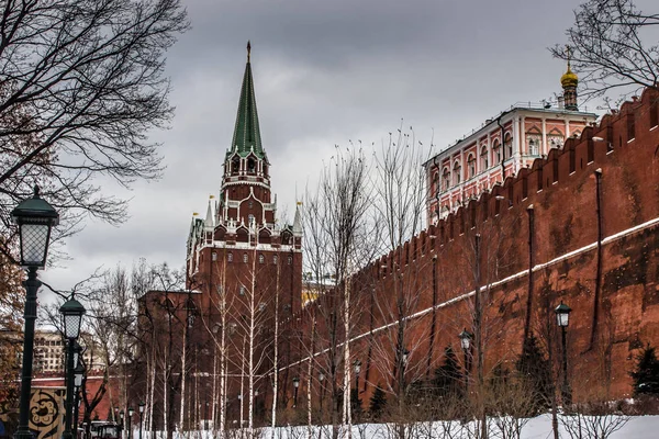 Moscú, centro de la ciudad, vista del Kremlin — Foto de Stock